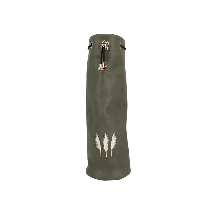 Genuine Leather Wine Bottle Holder