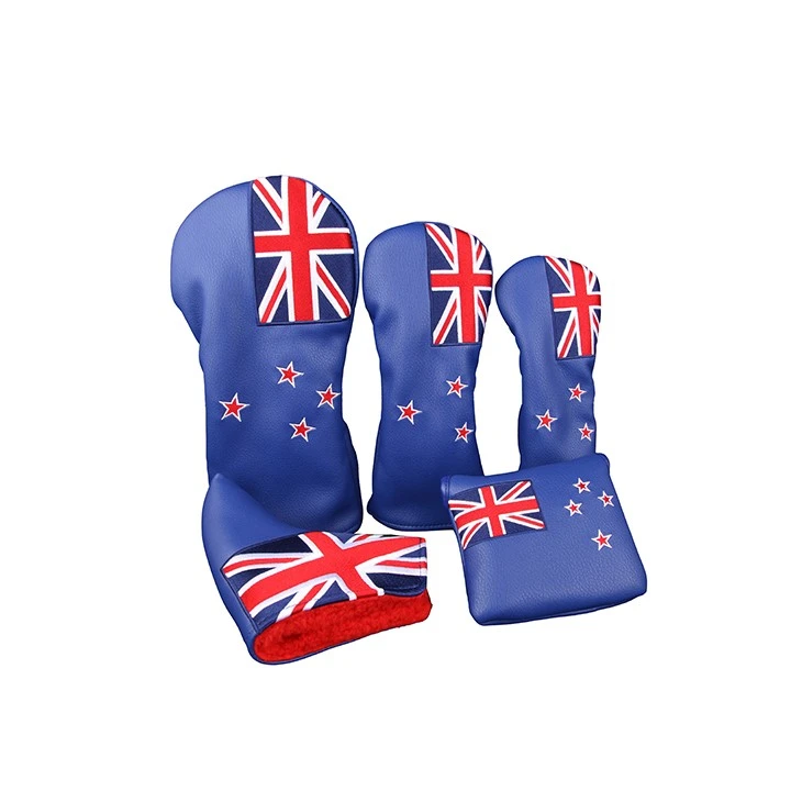 New Zealand Flag Golf Club Headcovers