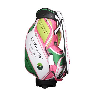 PU Leather Pink Golf Bag